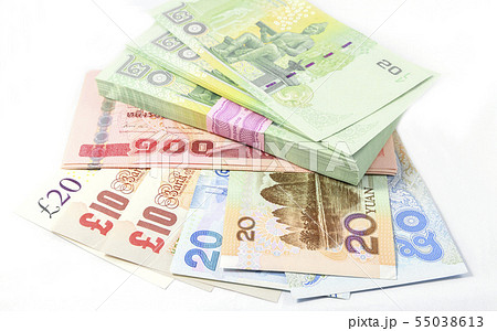 United Kingdom, Thailand Baht, Chinese Yuan banks. United Kingdom, Thailand Baht, Chinese Yuan banks. 55038613