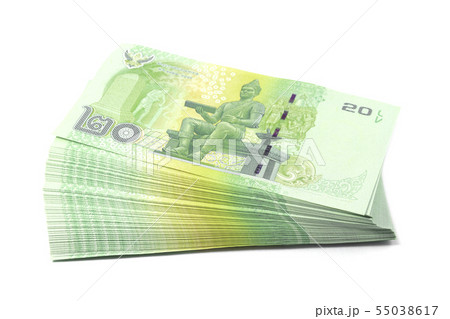 Thailand Twenty Baht Banknote. 55038617