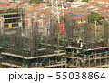 Builder worker in safety protective equipment. 55038864