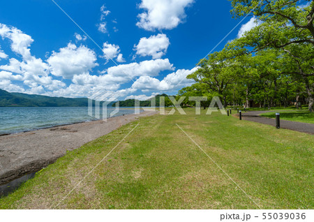 【青森県十和田湖】十和田湖畔休屋 御前ヶ浜 【青森県十和田湖】十和田湖畔休屋 御前ヶ浜 55039036