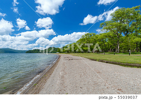 【青森県十和田湖】十和田湖畔休屋 御前ヶ浜 【青森県十和田湖】十和田湖畔休屋 御前ヶ浜 55039037