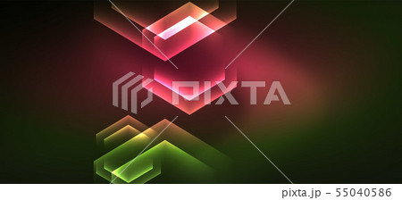 Vintage holographic shiny neon color light, great design for any purposes. Abstract magic motion Vintage holographic shiny neon color light, great design for any purposes. Abstract magic motion 55040586