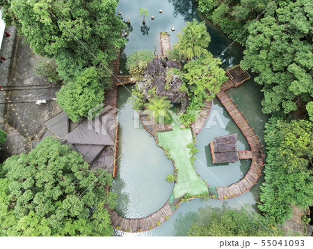 池 溜池 池底 55041093