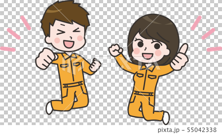 Male and female-worker 05 55042338