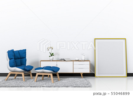 mock up poster frame in interior living room 55046899
