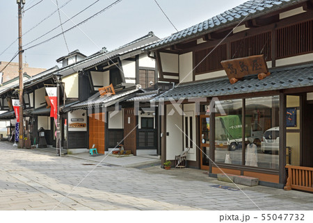 越前大野散歩：七間通り　古民家の町並み　　 55047732