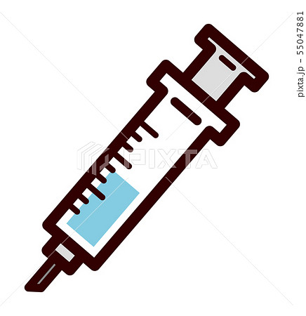 動物の島 綺麗な注射器 イラストや