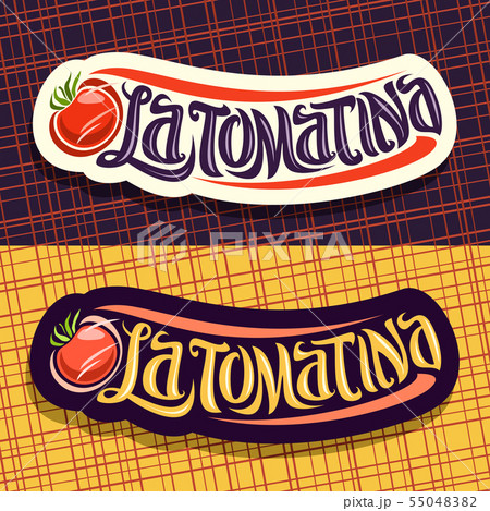 Vector logos for Tomatina festival 55048382