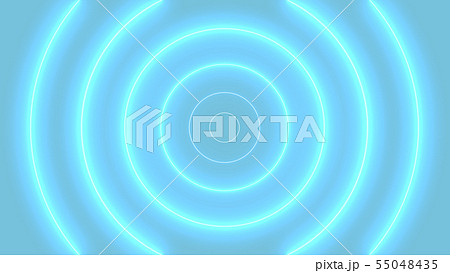 CGレーザー　輪になって光る光線 55048435