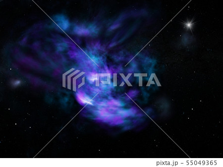 Being shone nebula. 3D rendering Being shone nebula. 3D rendering 55049365