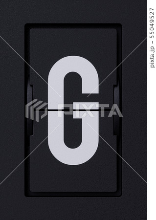 Airport mechanical flip board panel character font Airport mechanical flip board panel character font 55049527