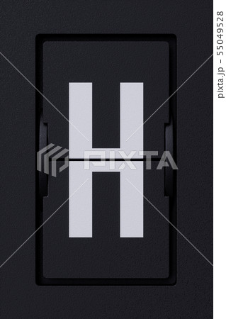 Airport mechanical flip board panel character font Airport mechanical flip board panel character font 55049528