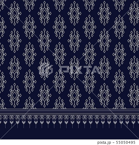 Geometric ethnic pattern traditional Geometric ethnic pattern traditional 55050495
