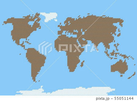 Vector map of the world. Vector map of the world. 55051144