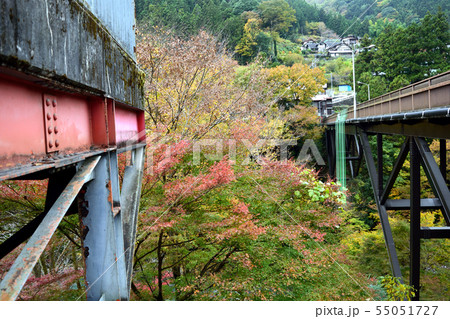 秋の奥多摩 日原川 遊歩道 秋の奥多摩 日原川 遊歩道 55051727