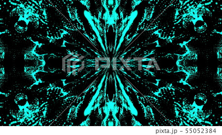 Beautiful abstract symmetry kaleidoscope, 3d rendering backdrop, computer generating 55052384