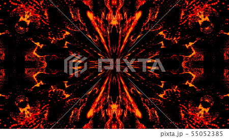 Beautiful abstract symmetry kaleidoscope, 3d rendering backdrop, computer generating 55052385