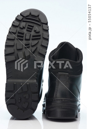 Black military shoes 55054137