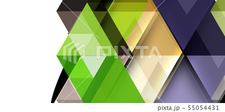 Modern mosaic triangle template background, great design for any purposes. Abstract geometric Modern mosaic triangle template background, great design for any purposes. Abstract geometric 55054431