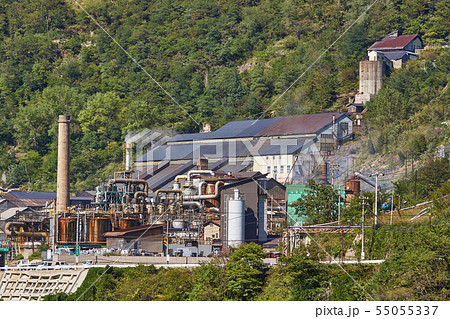 岐阜県　神岡鉱山　亜鉛製錬工場 55055337