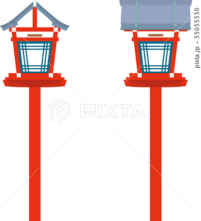 灯籠1のイラスト素材 55055550 Pixta