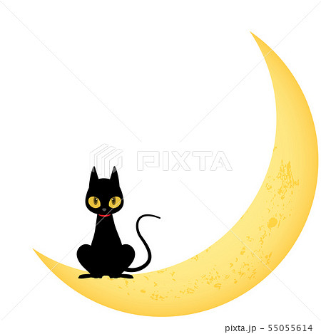 黒猫 ハロウィン素材 のイラスト素材 黒猫 ハロウィン素材 のイラスト素材
