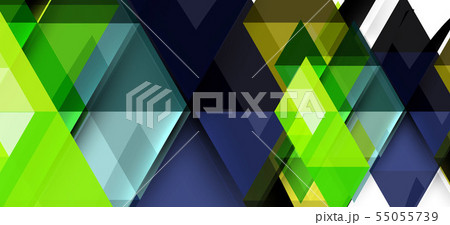 Modern mosaic triangle template background, great design for any purposes. Abstract geometric 55055739