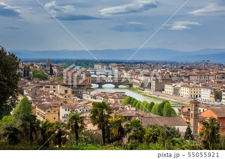 Ponte Vecchio and city of Florence 55055921