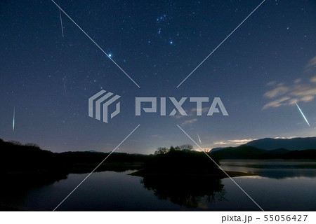 ふたご座流星群 55056427