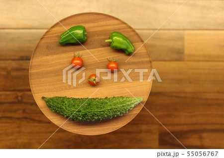 お野菜のお顔 55056767
