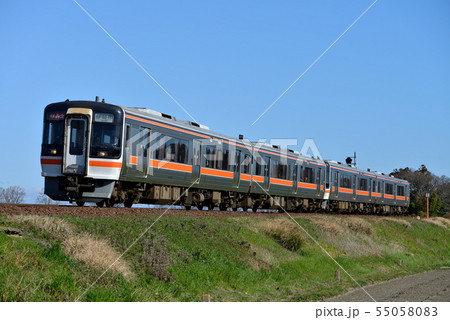 紀勢線を走るキハ75系快速みえ4両 55058083