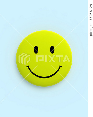 Cg 3d イラスト 立体 デザイン バックグラウンド スマイル 笑顔 ピース マーク アイコンのイラスト素材 55058129 Pixta