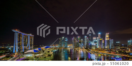 シンガポールの夜景 55061020