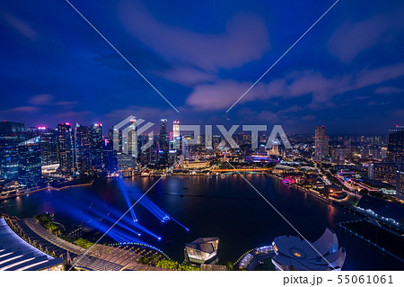 シンガポールの夜景 シンガポールの夜景 55061061
