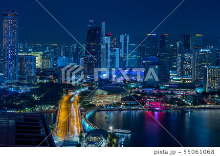 シンガポールの夜景 シンガポールの夜景 55061068