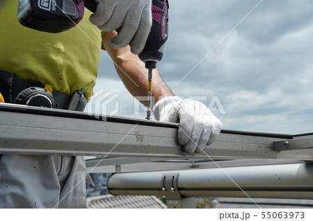 エクステリア 屋根作業 エクステリア 屋根作業 55063973