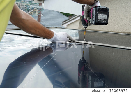 エクステリア 屋根作業 エクステリア 屋根作業 55063975