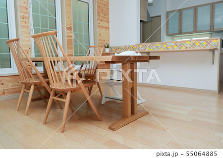 ダイニングテーブル (LDK 内覧 室内 屋内 部屋 マンション 一軒家 一戸建て コピースペース) 55064885