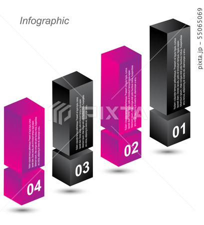 Info-graphic design template. 55065069