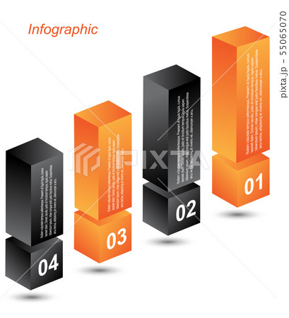 Info-graphic design template. 55065070