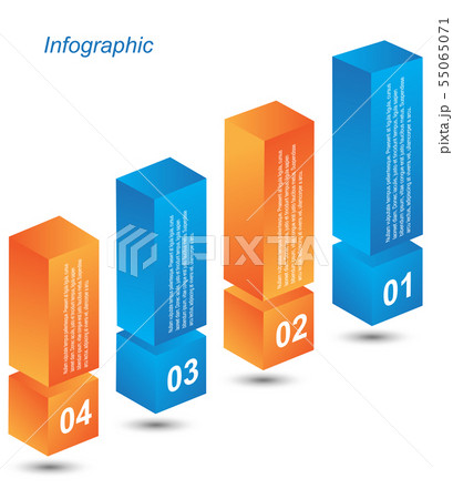 Info-graphic design template. Info-graphic design template. 55065071