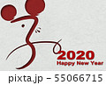 2020年子年年賀状 55066715