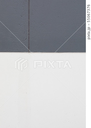 Clean new building wall exterior black and white line Clean new building wall exterior black and white line 55067376