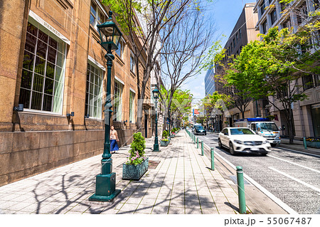 《兵庫県》神戸旧居留地の街並み 《兵庫県》神戸旧居留地の街並み 55067487