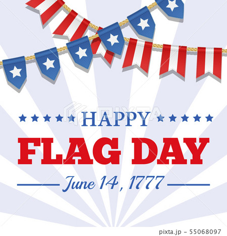 Flag Day background. USA patriotic template with 55068097