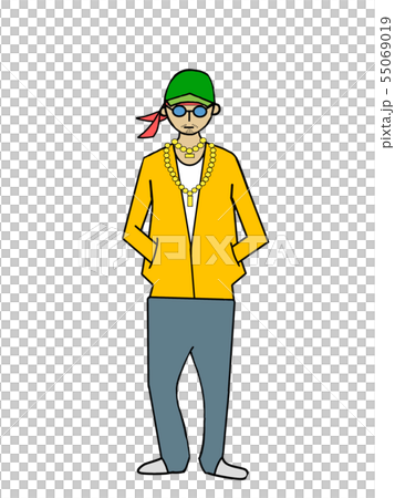 ラッパーのイラスト素材 ラッパーのイラスト素材