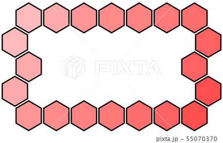 六角形フレーム 55070370