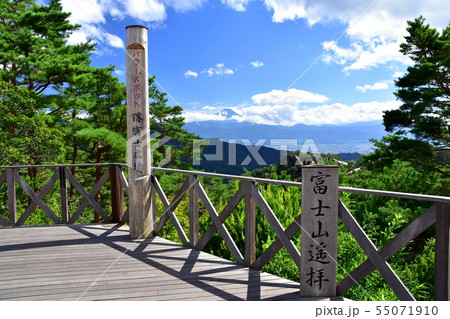昇仙峡ロープウエイの山頂景色 昇仙峡ロープウエイの山頂景色 55071910
