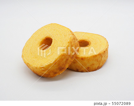 バームクーヘン　素材イメージ 55072089