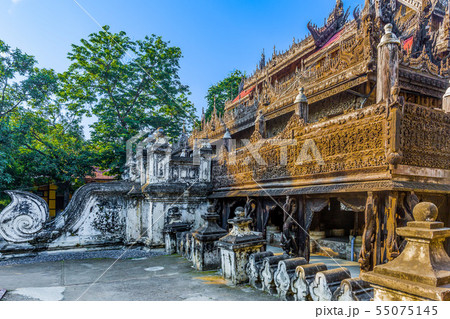 Shwenandaw Monastery Mandalay city Myanmar 55075145
